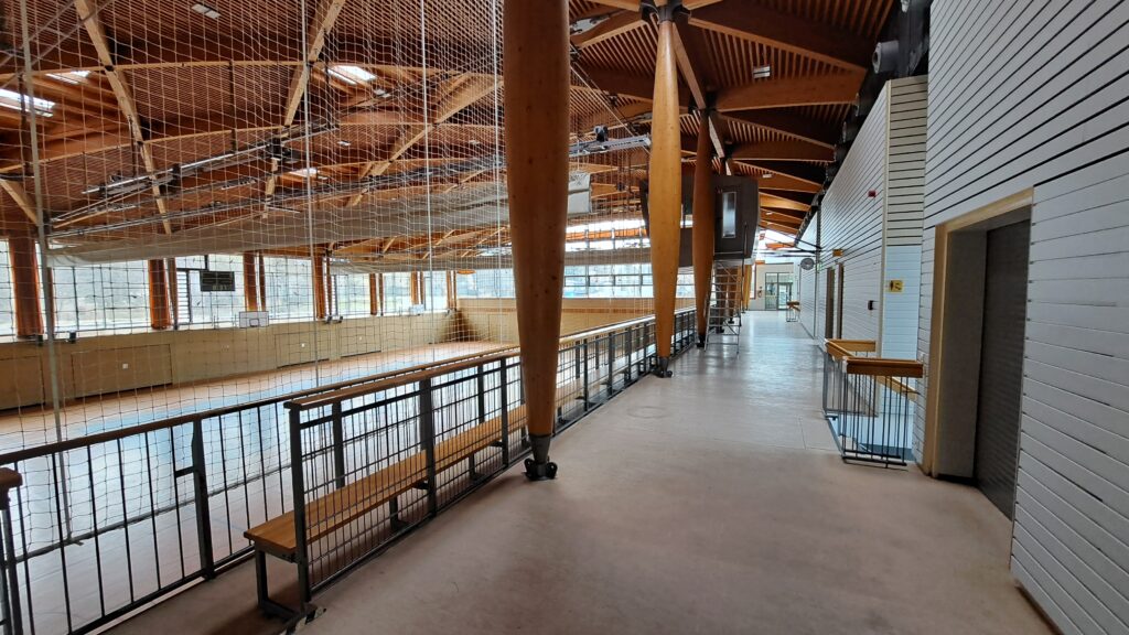 Sporthalle von innen