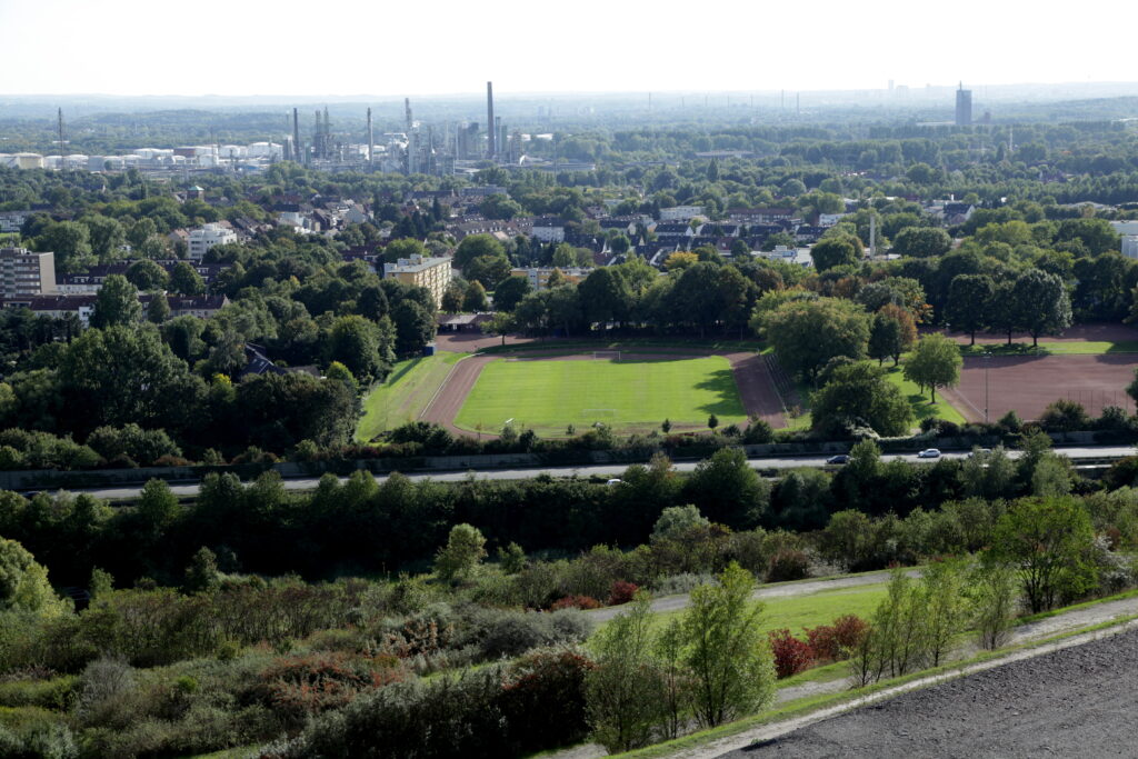 Sportplatz von oben in Gelsenkirchen
