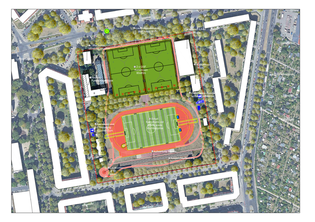 Konzept Sportanlage Kissingen